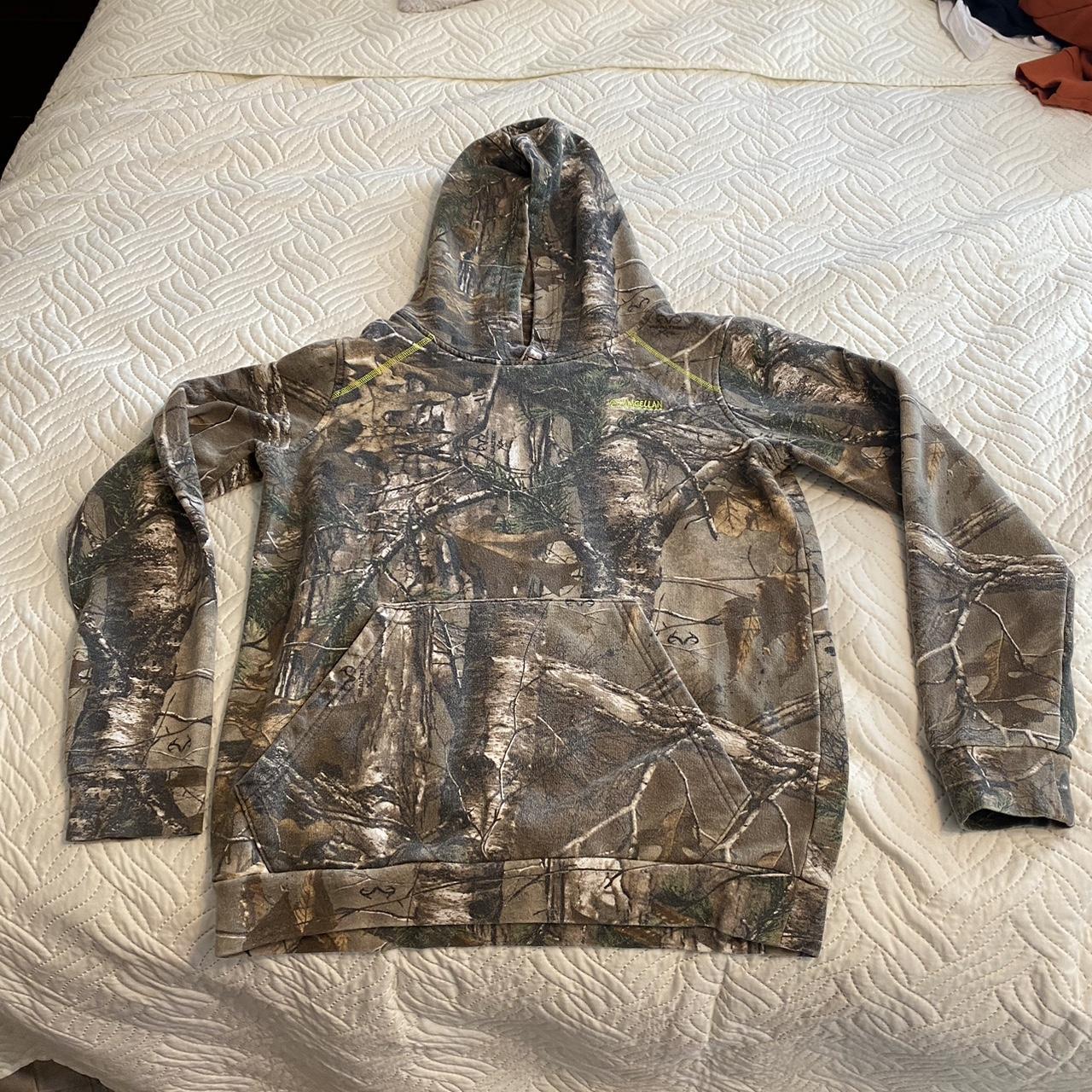 faded camo magellan / realtree hoodie tag says xl... - Depop