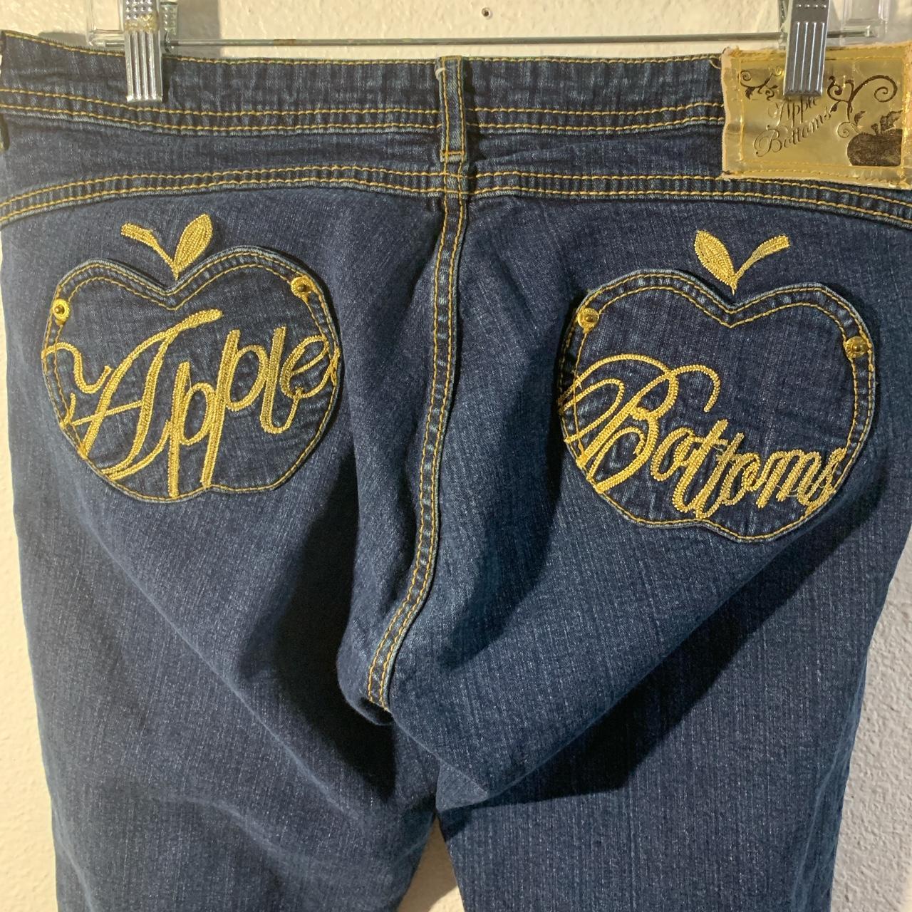 The most y2k, 2000’s apple bottom jeans with a...