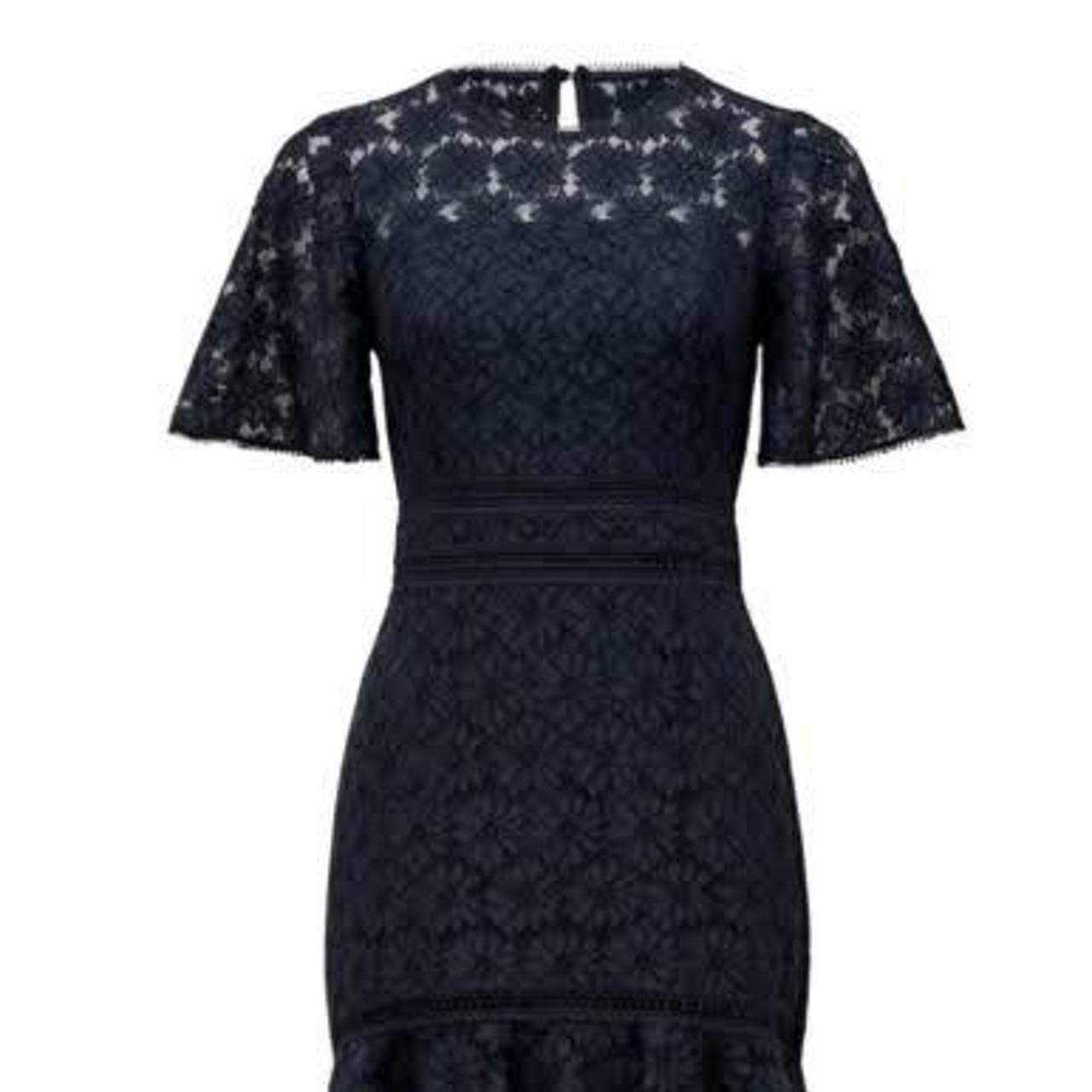 Forever New Stephanie Lace Dress Navy Blue 6 Only... - Depop