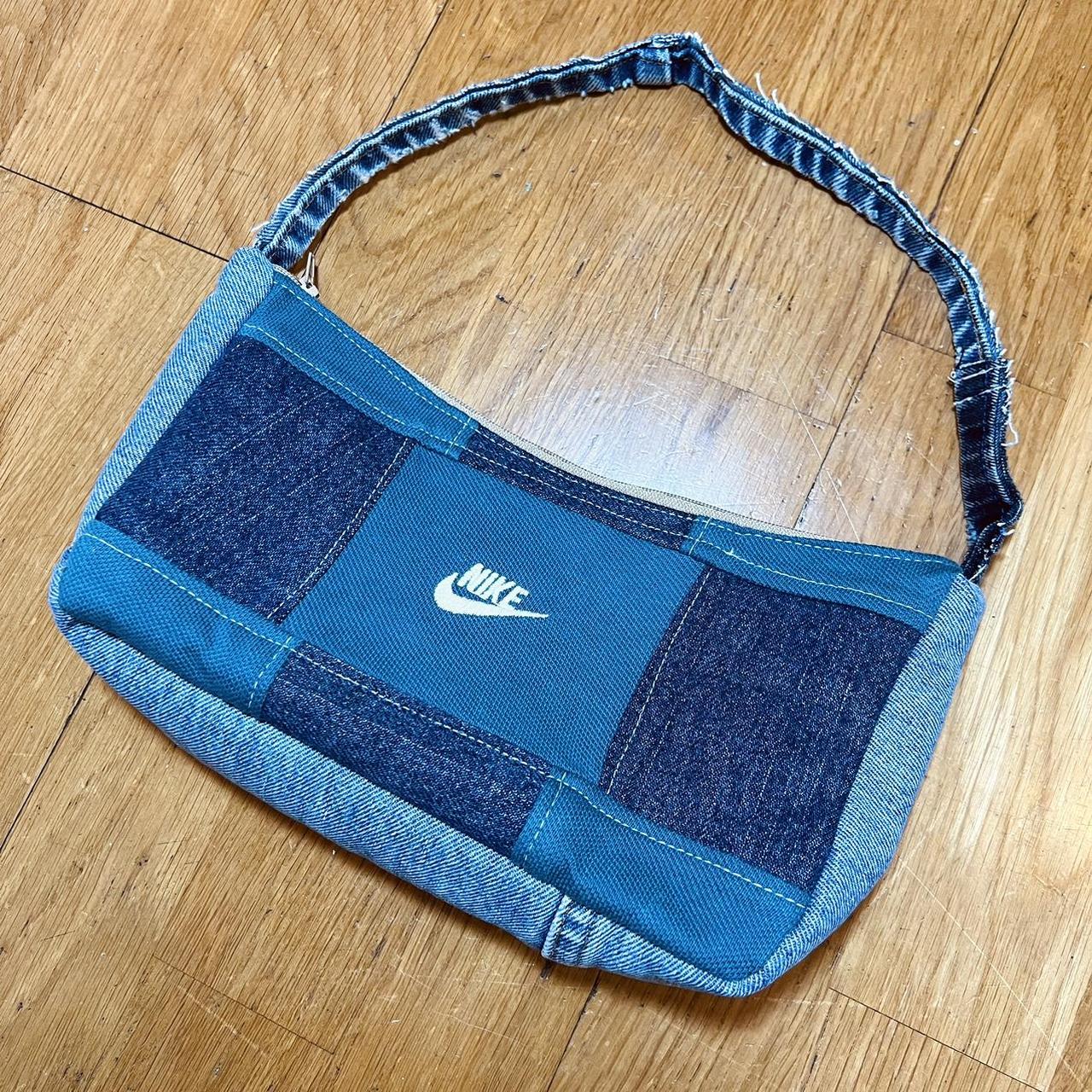 reworked nike bag