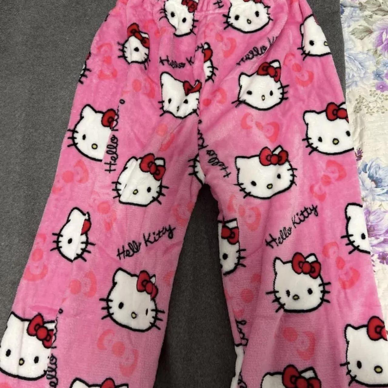 Pink Hello Kitty Pajamas Pink Hello Kitty Pajamas Depop