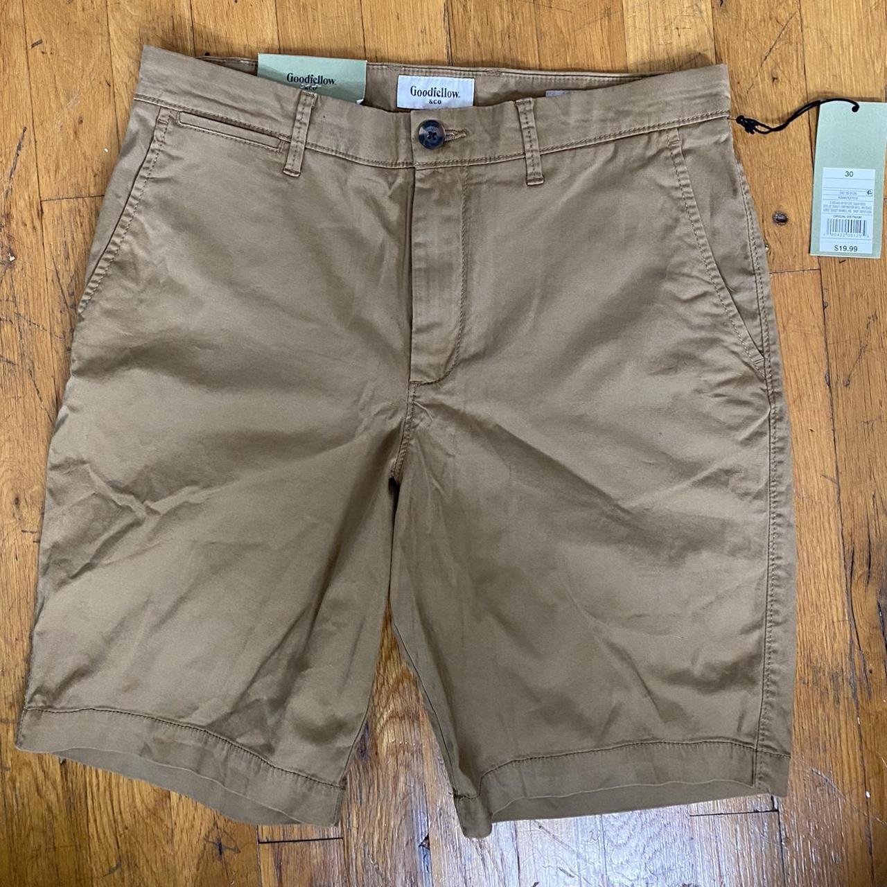 Goodfellow khaki chino shorts Never worn with Depop