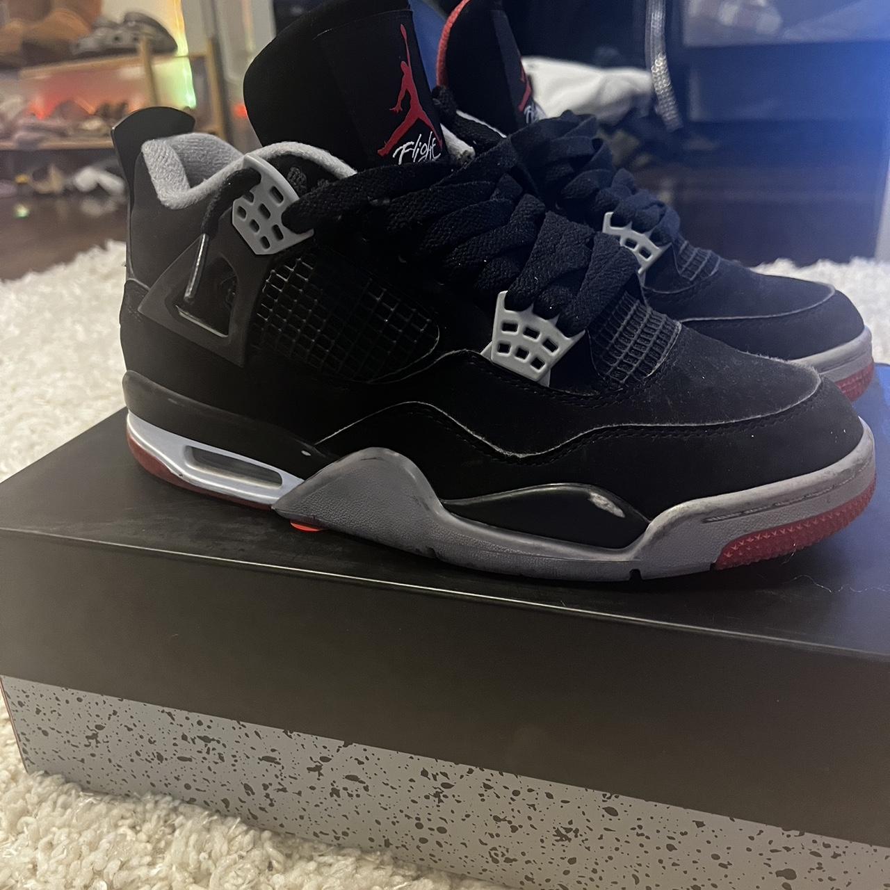 jordan 4 breds women 9.5 men's 8 lightly used... Depop