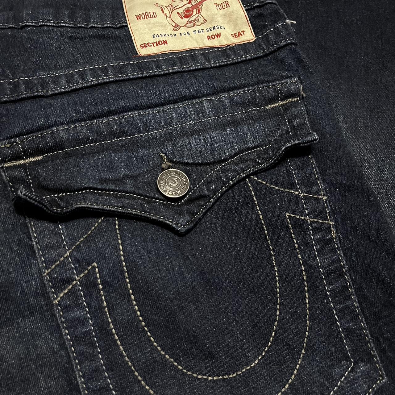 baggy blue true religion jeans -waist says 40