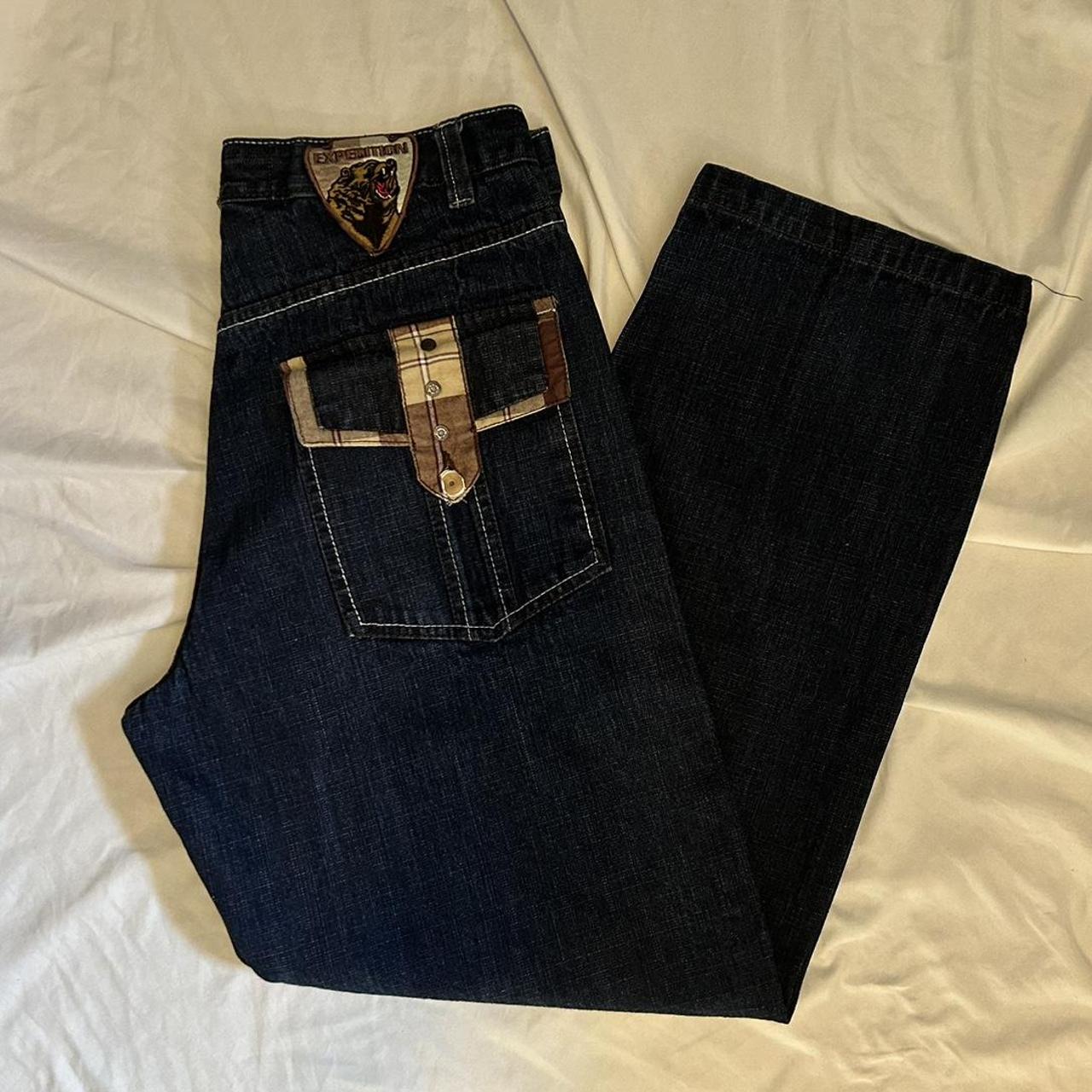 Size 36 men’s Evolution indesign jeans with cool... - Depop