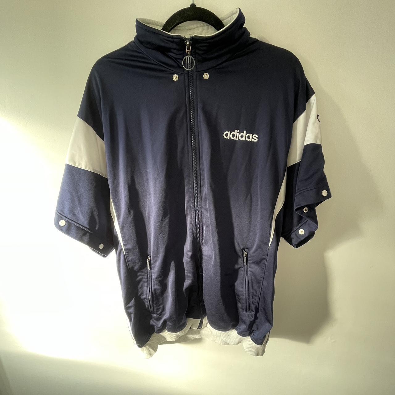 Adidas popper jacket hotsell