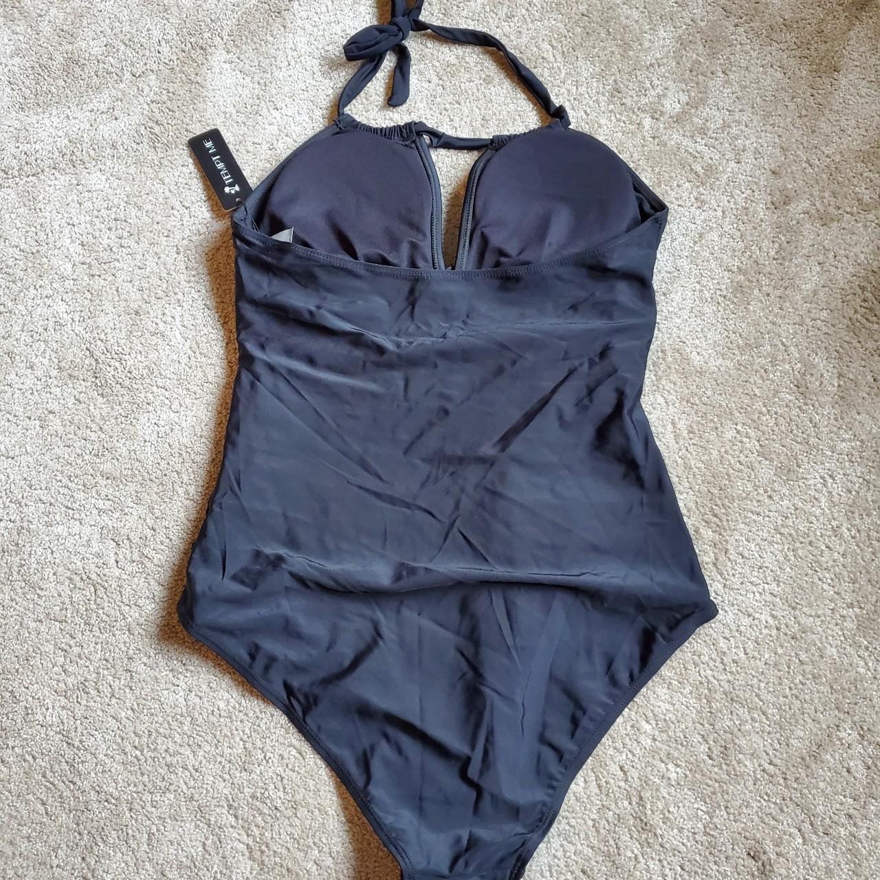 Women's Black Swimsuitonepiece Depop