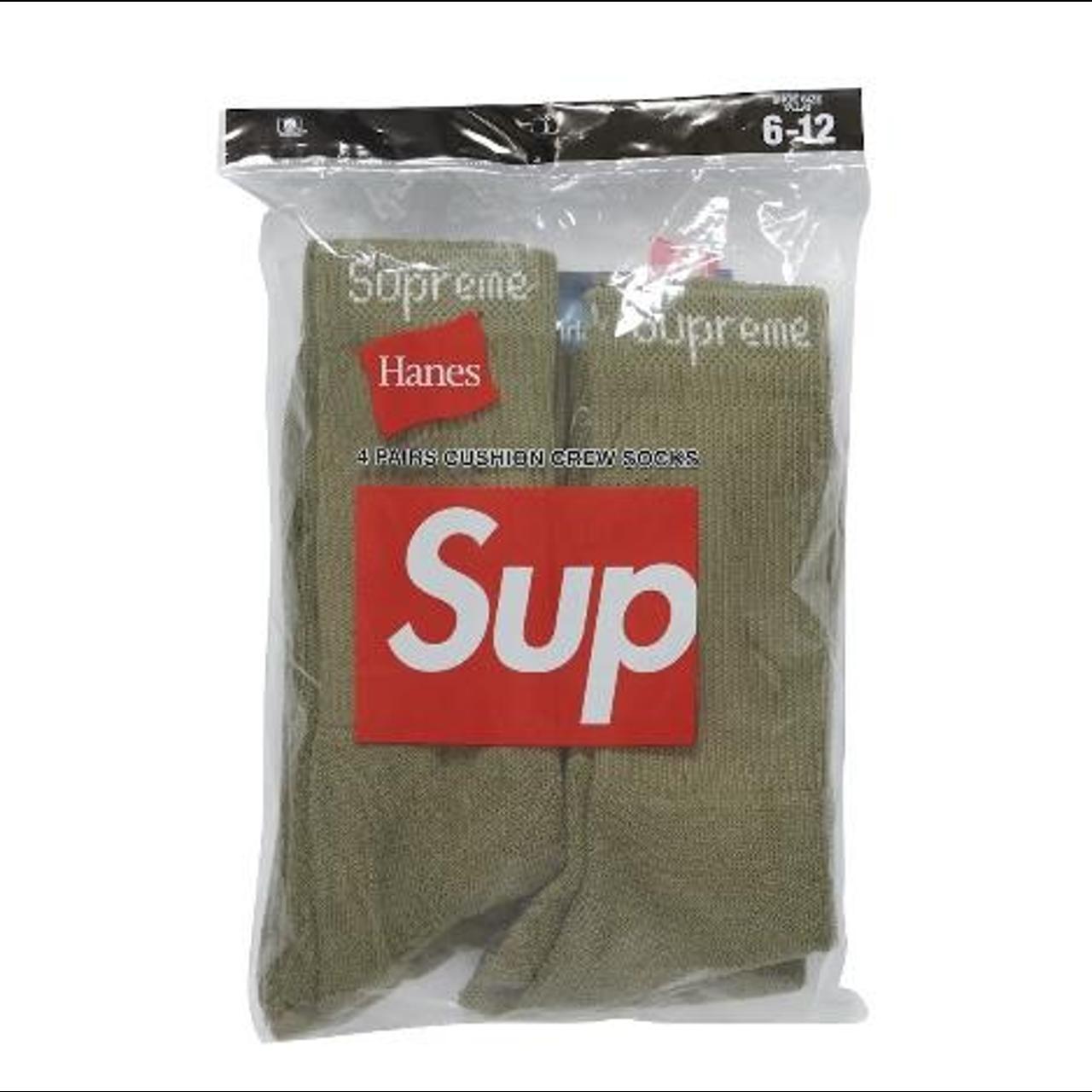 Supreme olive socks brand new “3 PAIRS ONLY” please... - Depop