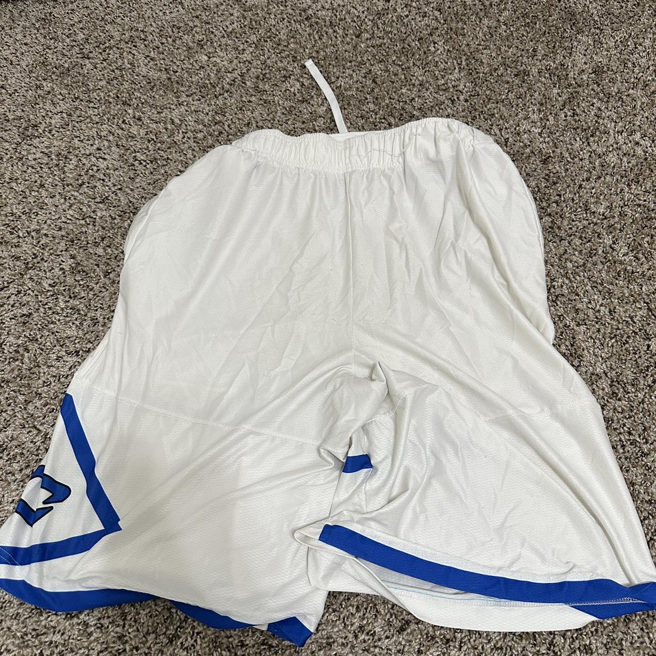 White Curry Under armour Basketball shorts Depop