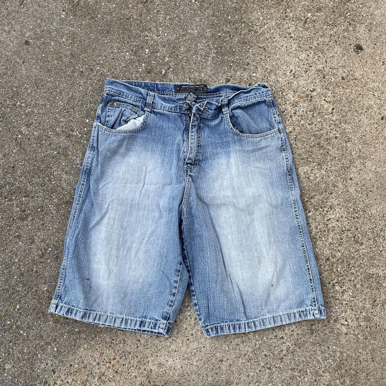 Men's Blue and White Shorts | Depop