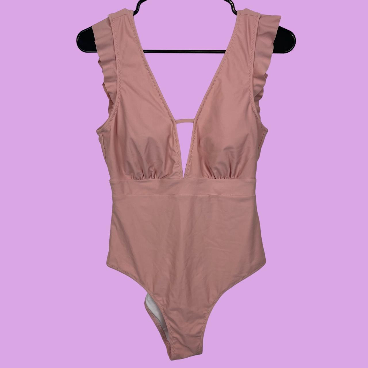 Cupshe Women's Pink Swimsuitonepiece Depop