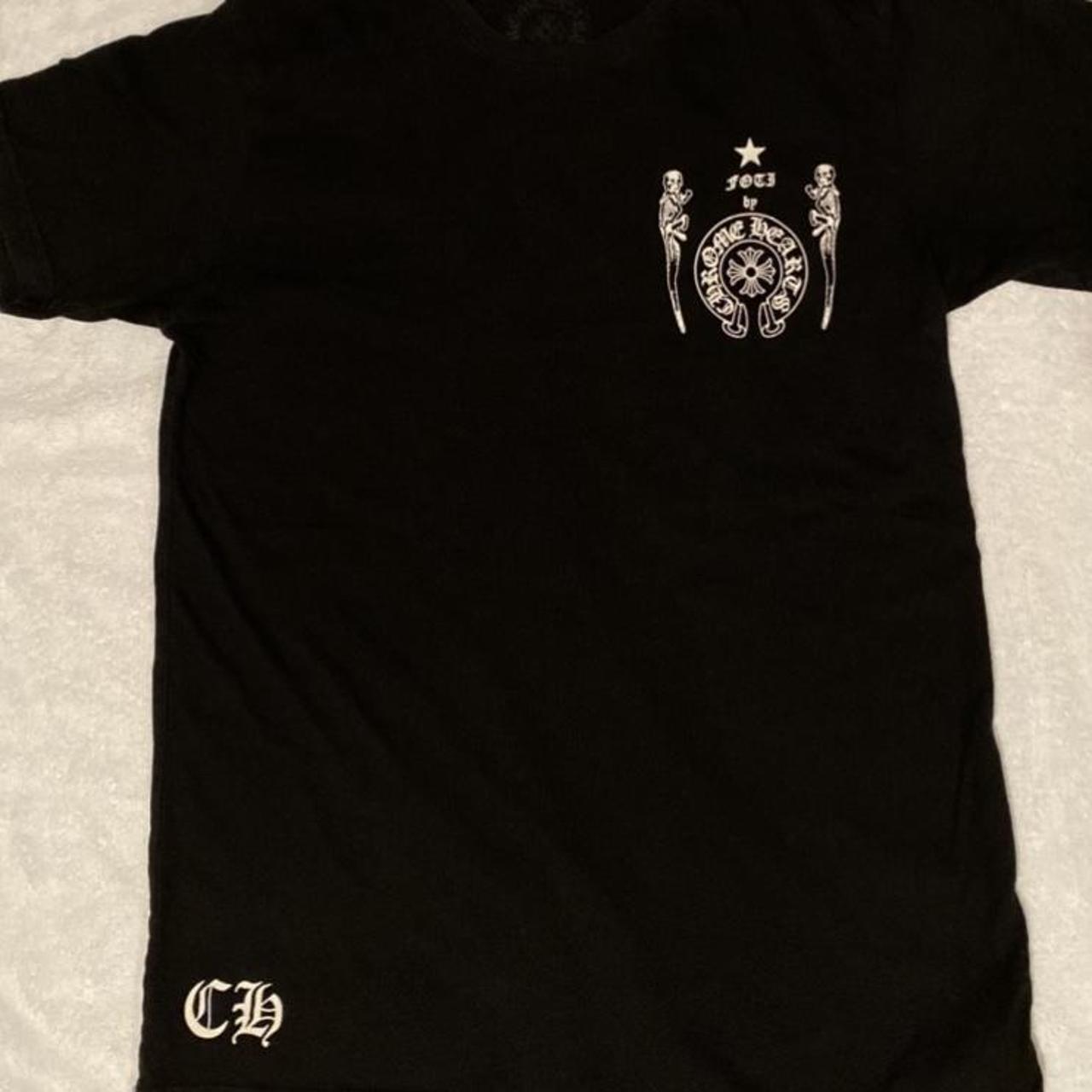 Chrome hearts shirt Chrome hearts foti t shirt In... - Depop