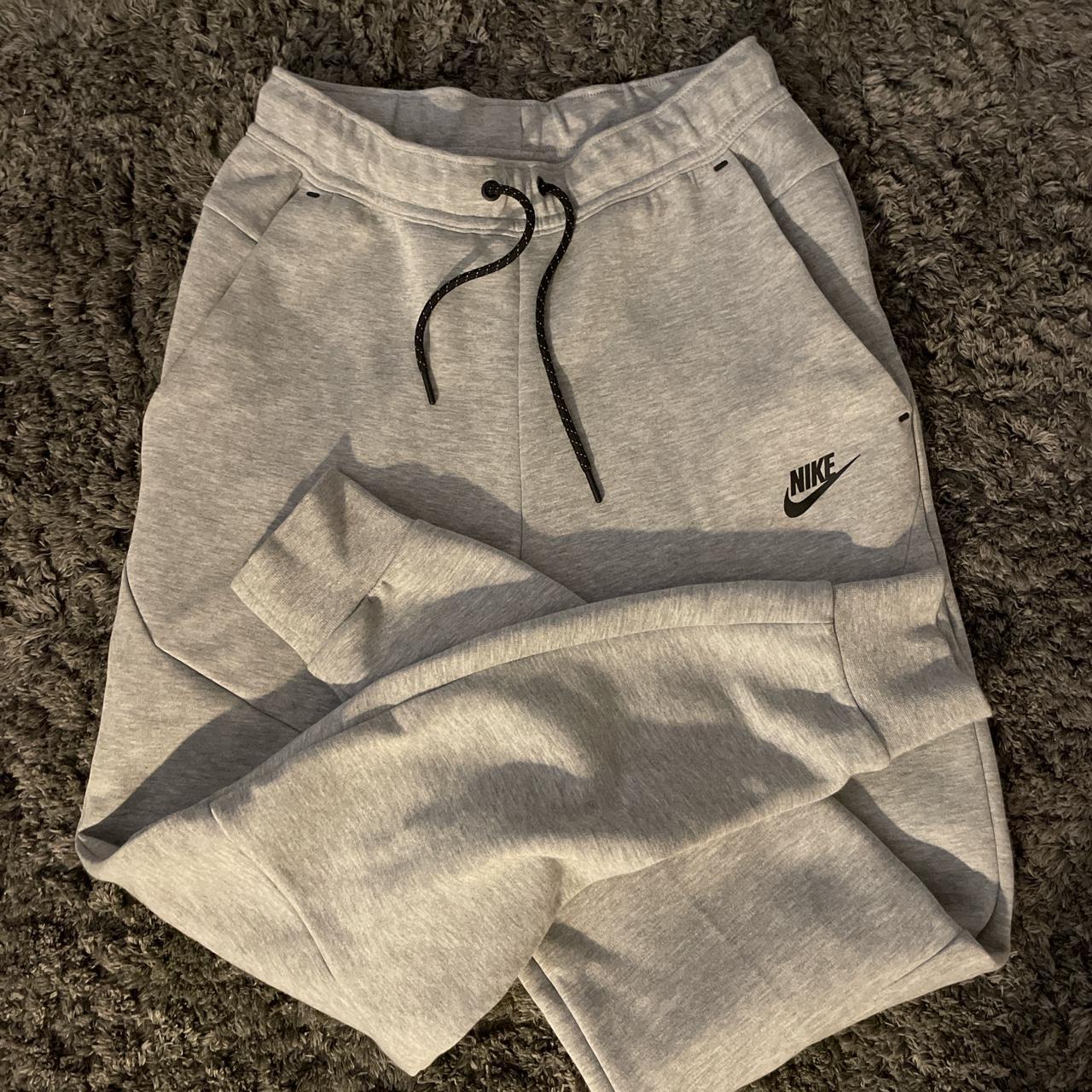 mens nike tech grey joggers