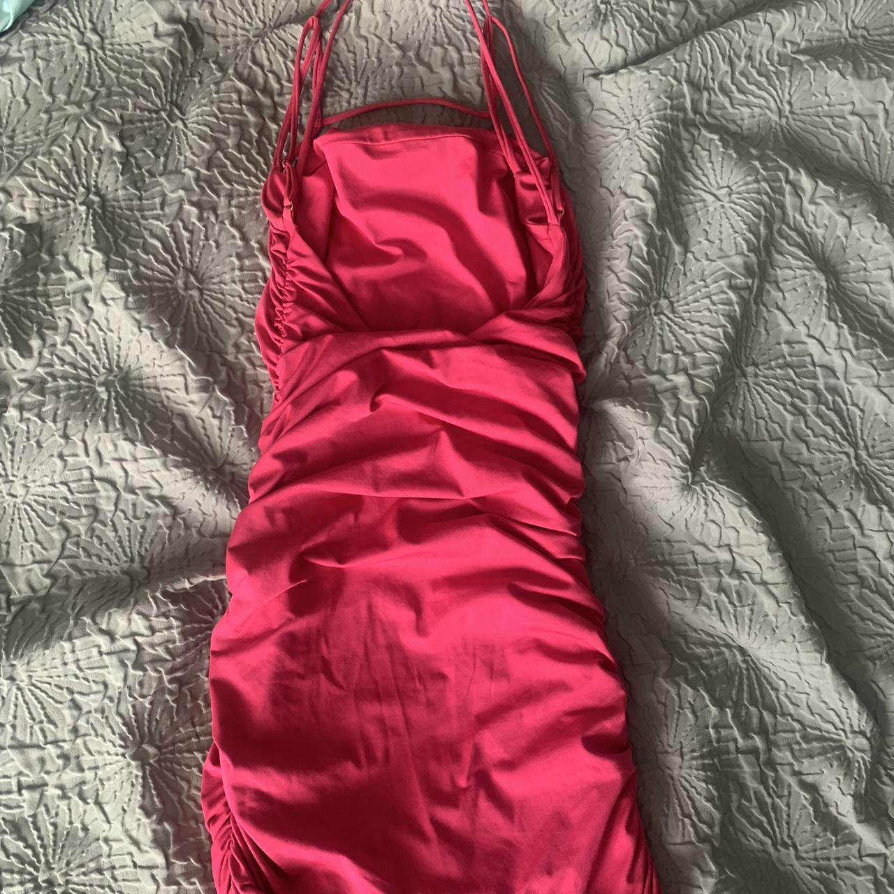 Stunning Oh Polly Hot Pink Mini Dress Size 8 So... - Depop