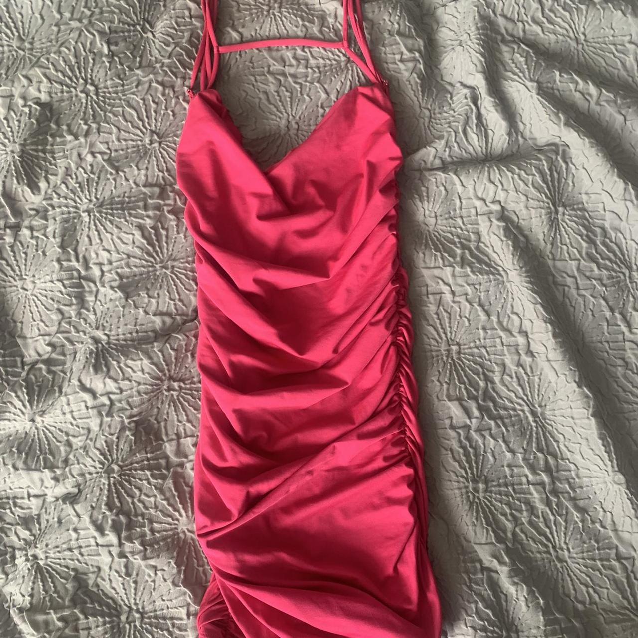 Stunning Oh Polly Hot Pink Mini Dress Size 8 So... Depop