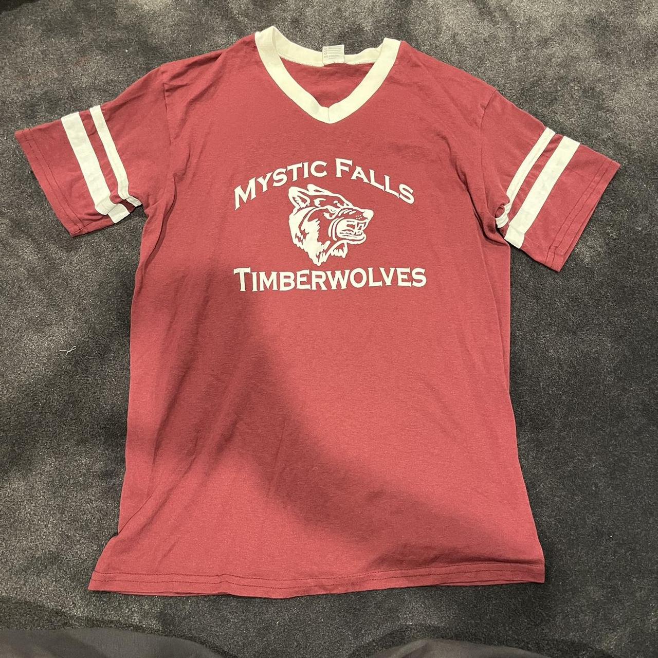 Vampire Football Mystic Falls Timberwolves Shirt Long Sleeve