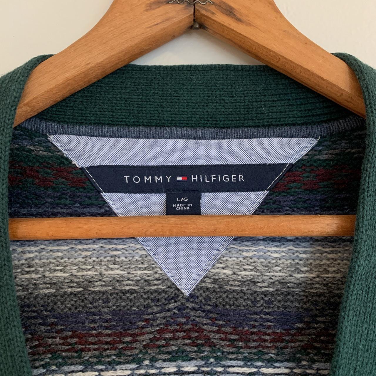 Tommy Hilfiger Christmas sweater/cardigan. Perfect... - Depop