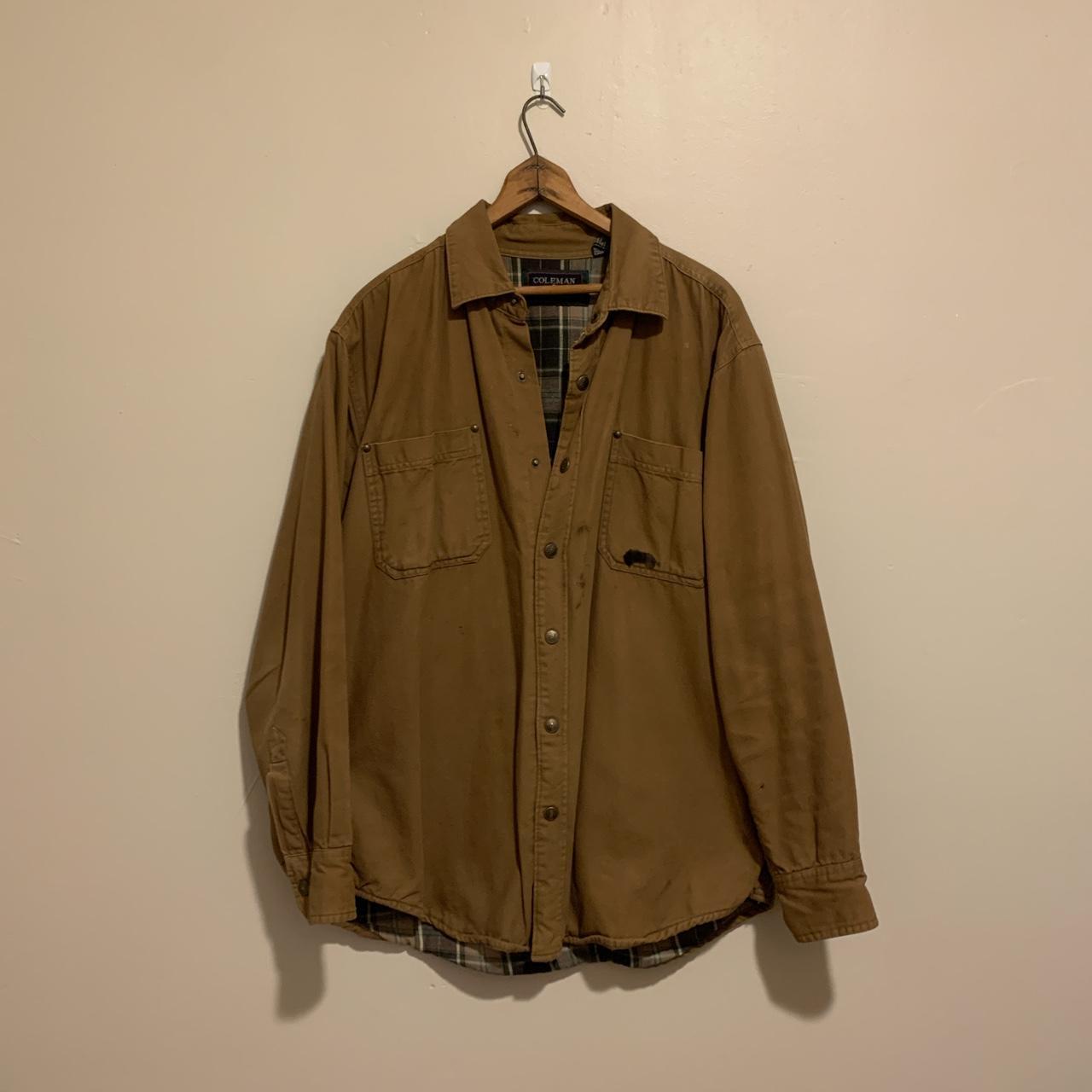 Ll bean flannel outlet lined jacket