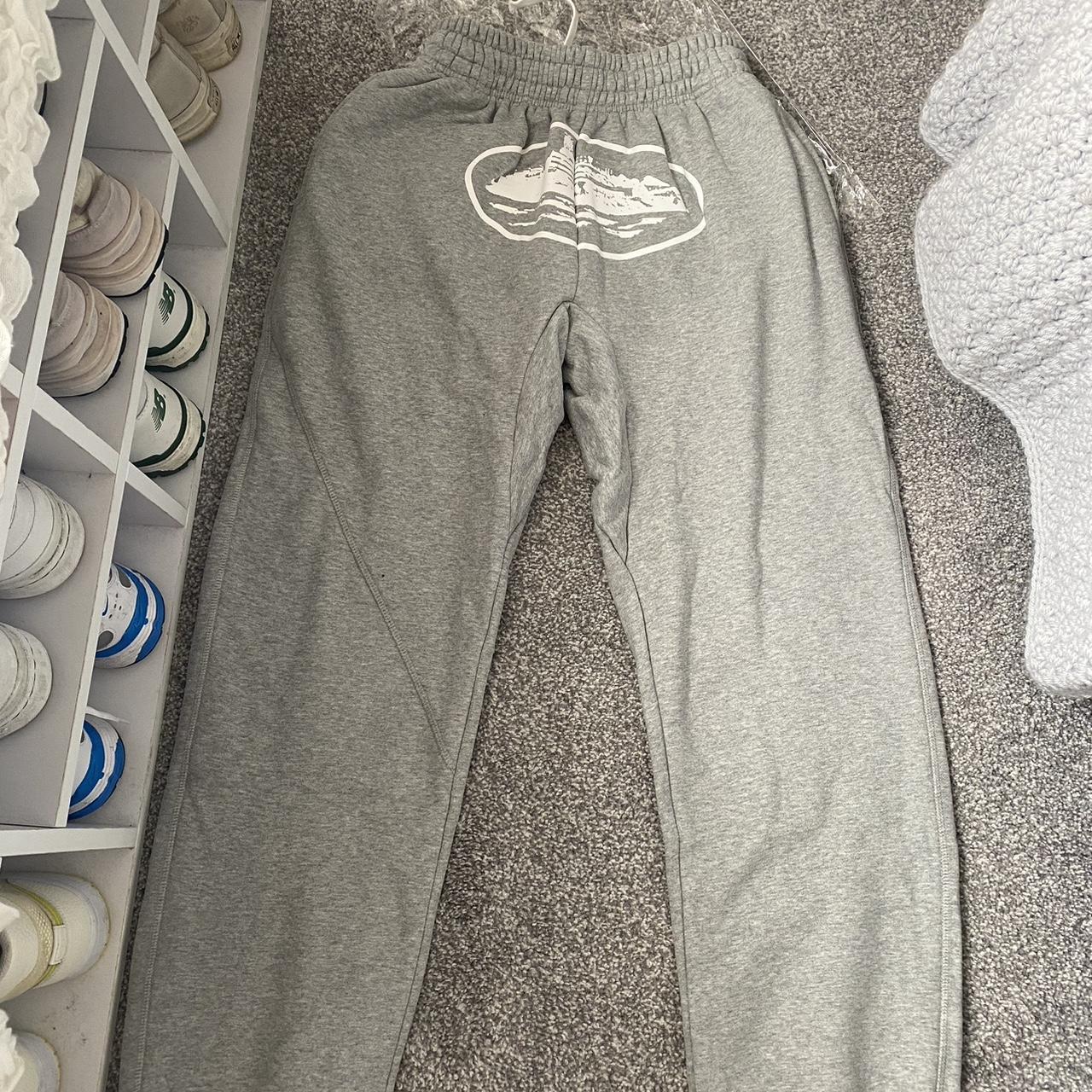 -Corteiz CRTZ grey Alcatraz joggers -Brand new & too... - Depop