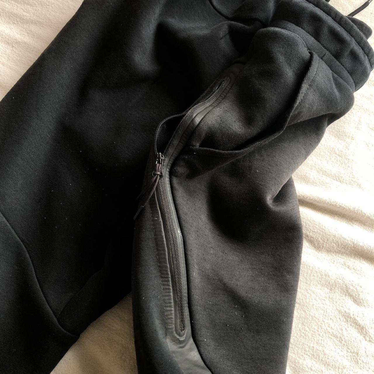 The Nike Tech Fleece Black Bottoms. Sized at a... - Depop