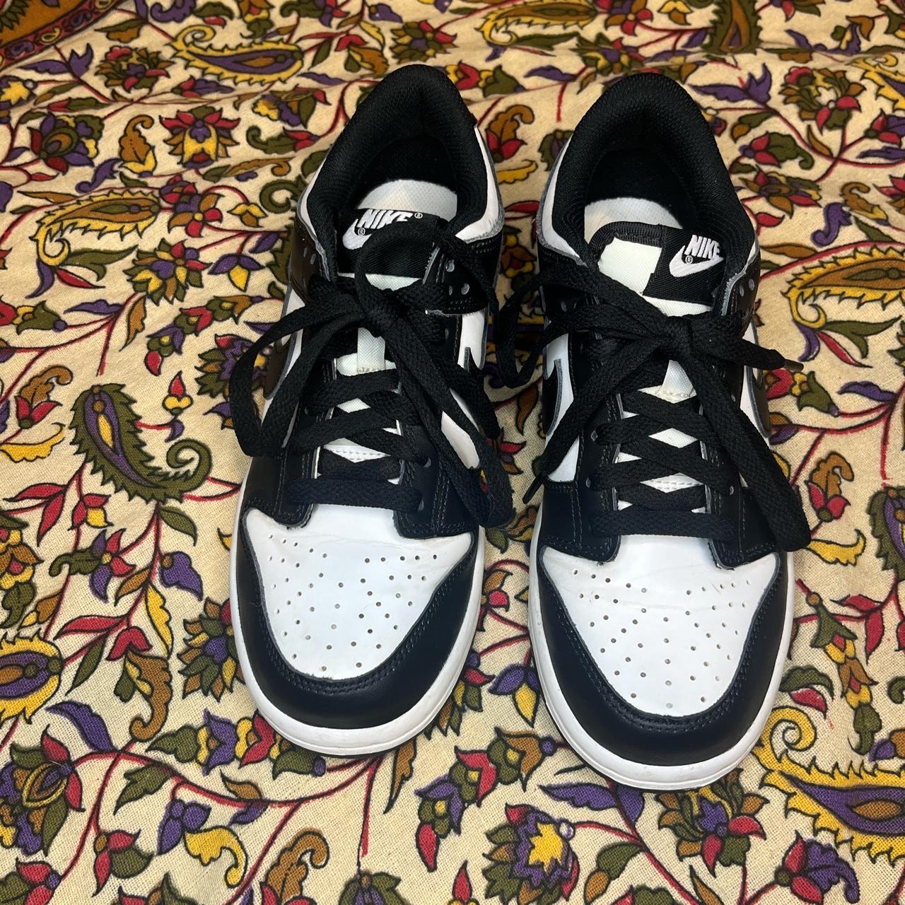 Nike Dunk Low Pandas Size Youth About A Depop