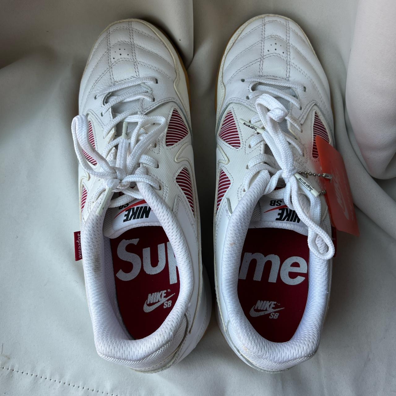 Supreme x Nike x Gato SB shops 'White' Low Top Sneakers