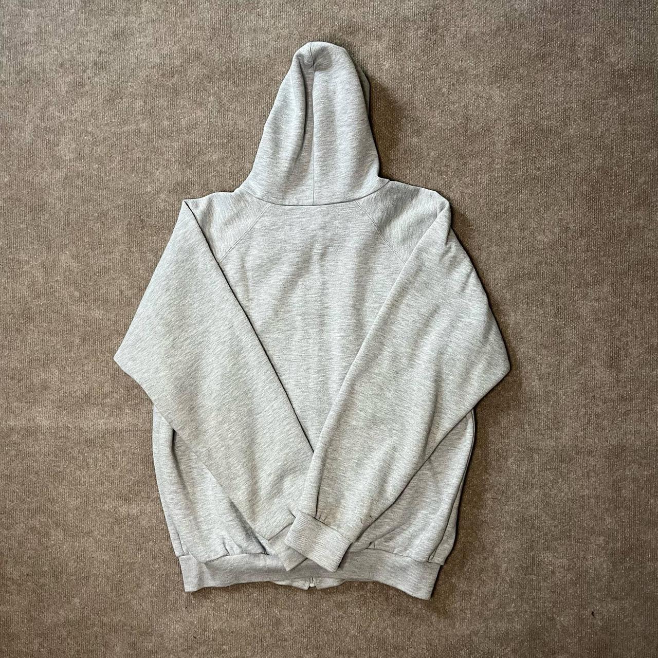 Adidas Men's Grey Hoodie | Depop