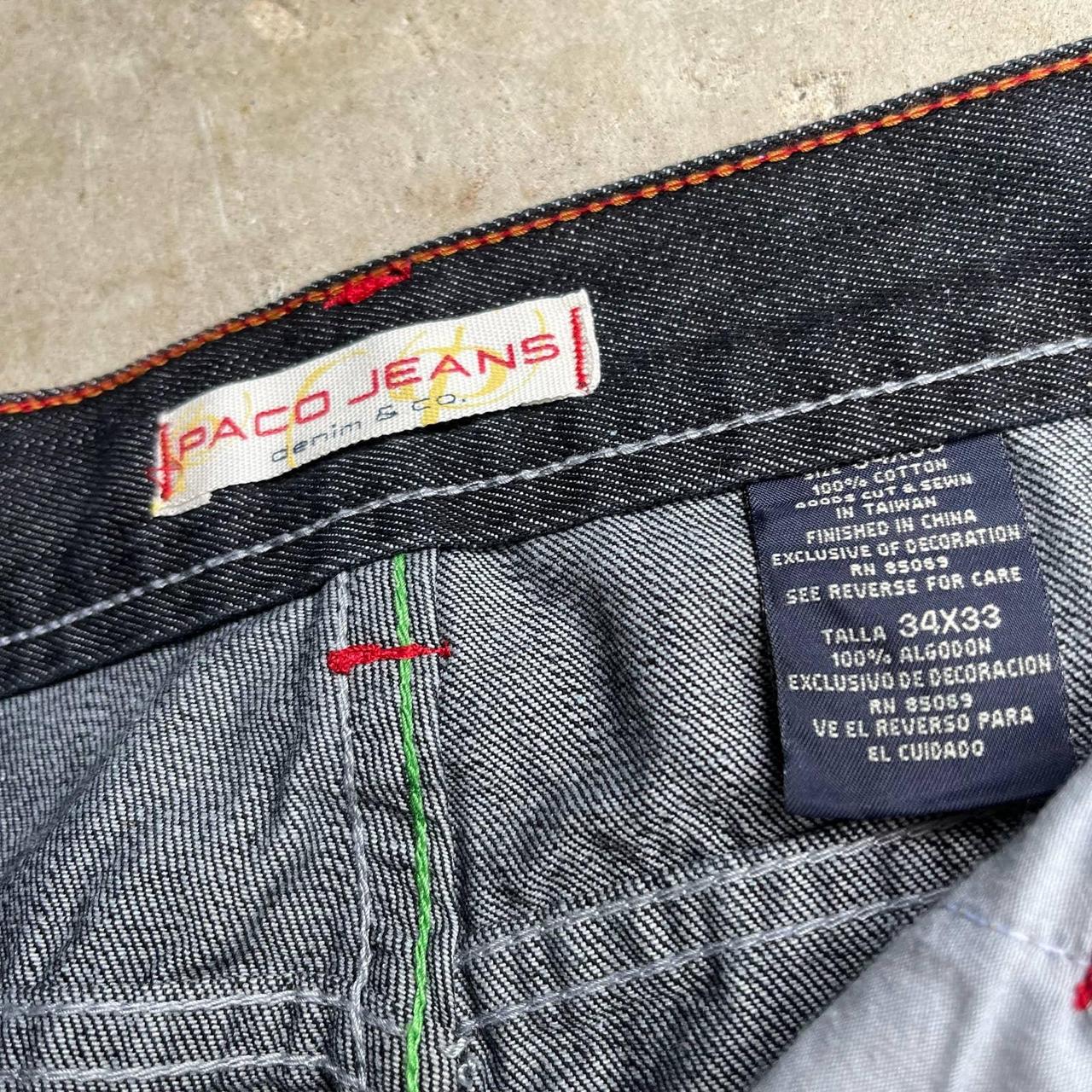 1990s 2000s ultra rare paco jeans dragon sword... - Depop