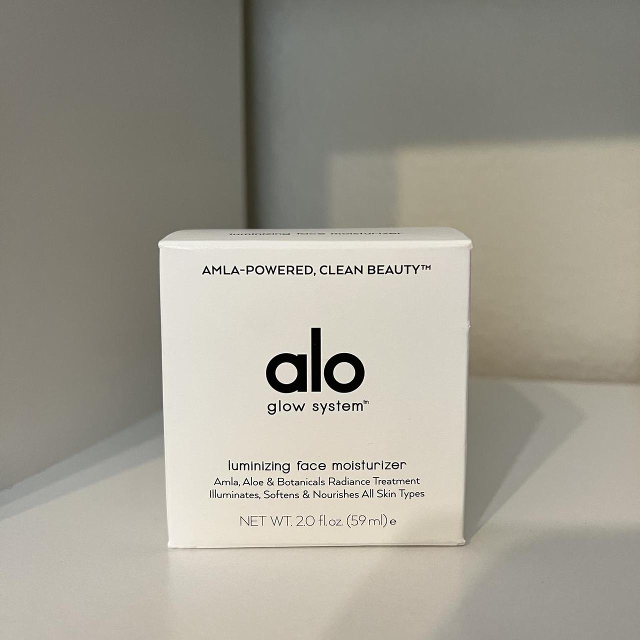 alo glow system luminizing face moisturizer 2 fl oz... - Depop