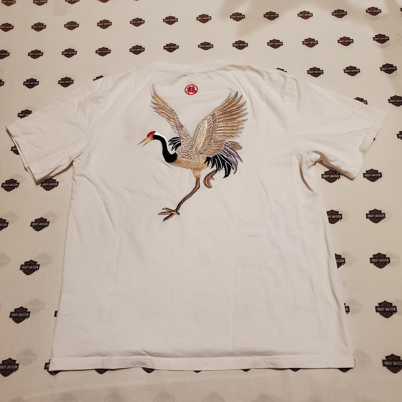 Japanese sales crane shirt