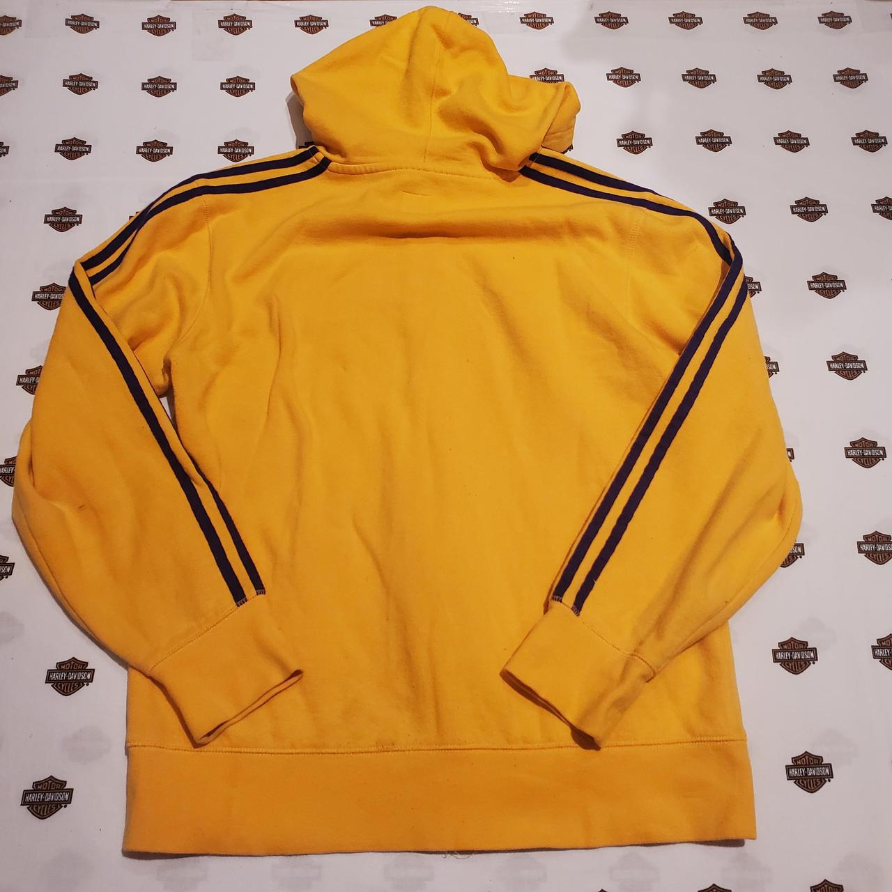 PURPLE ADIDAS LOS ANGELES LAKERS HOODIE — • Size not - Depop