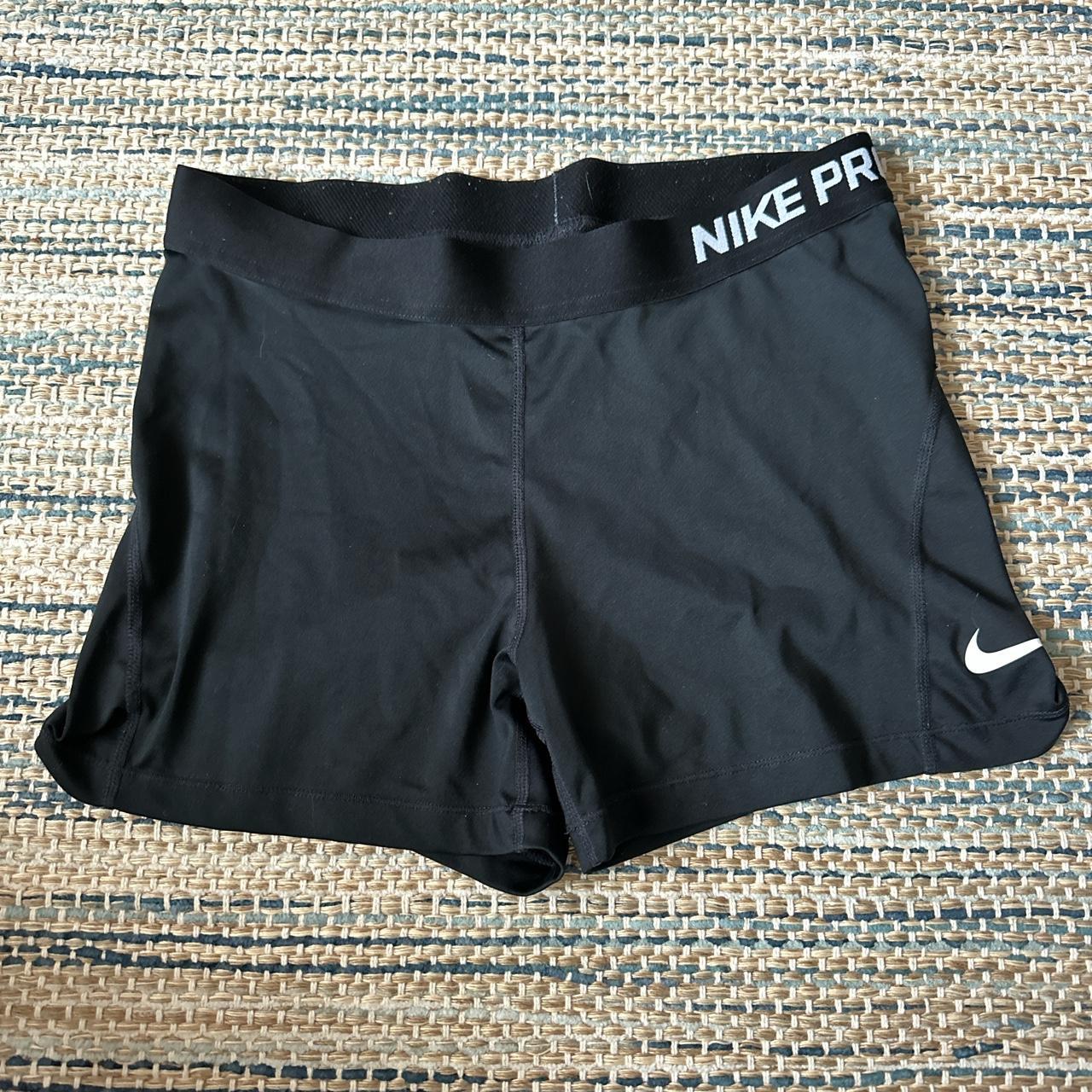 womens nike black shorts