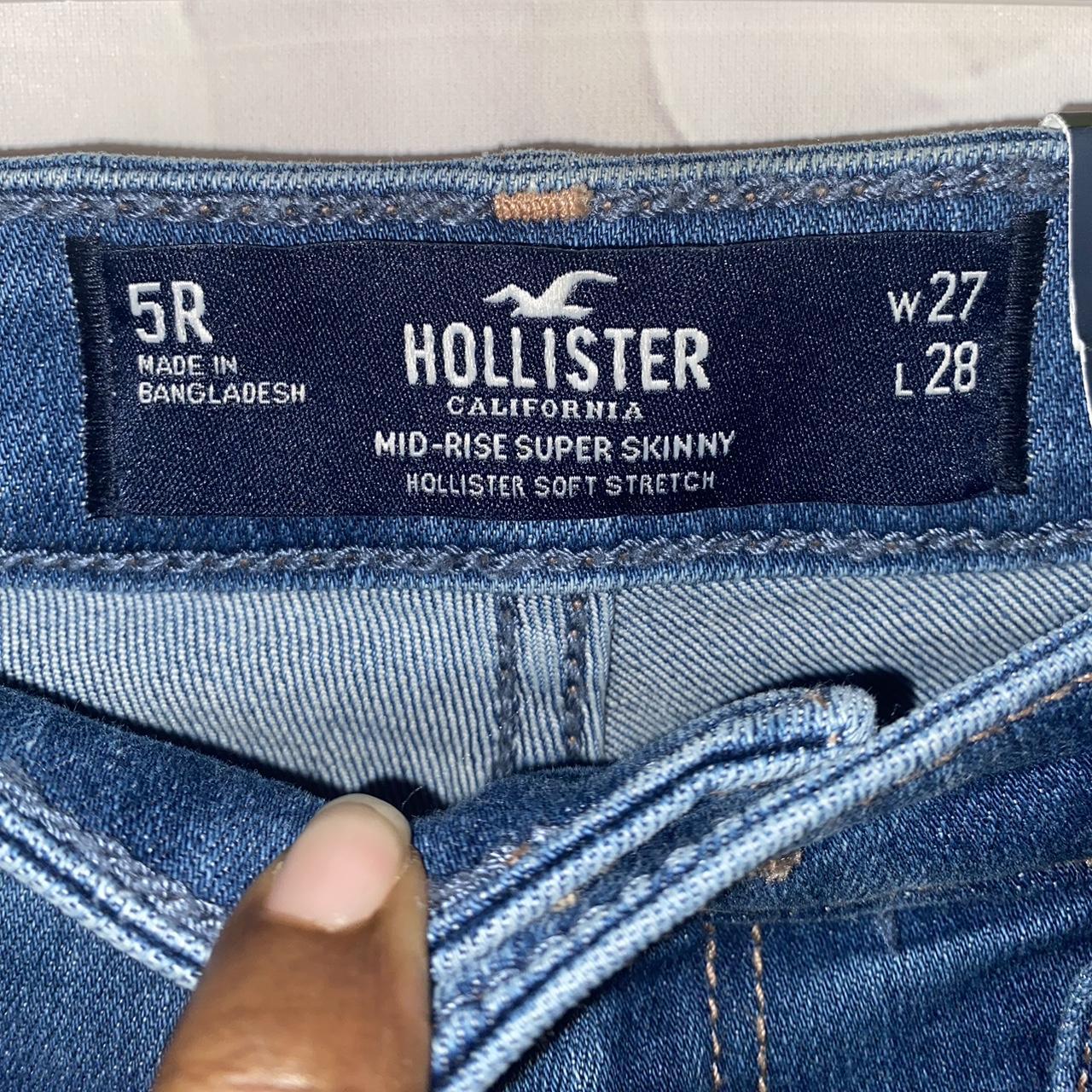 Hollister mid rise top jeans