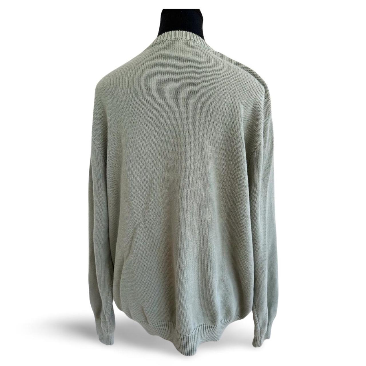 Brandy Melville Soft Sage Green Oversized Crewneck... Depop