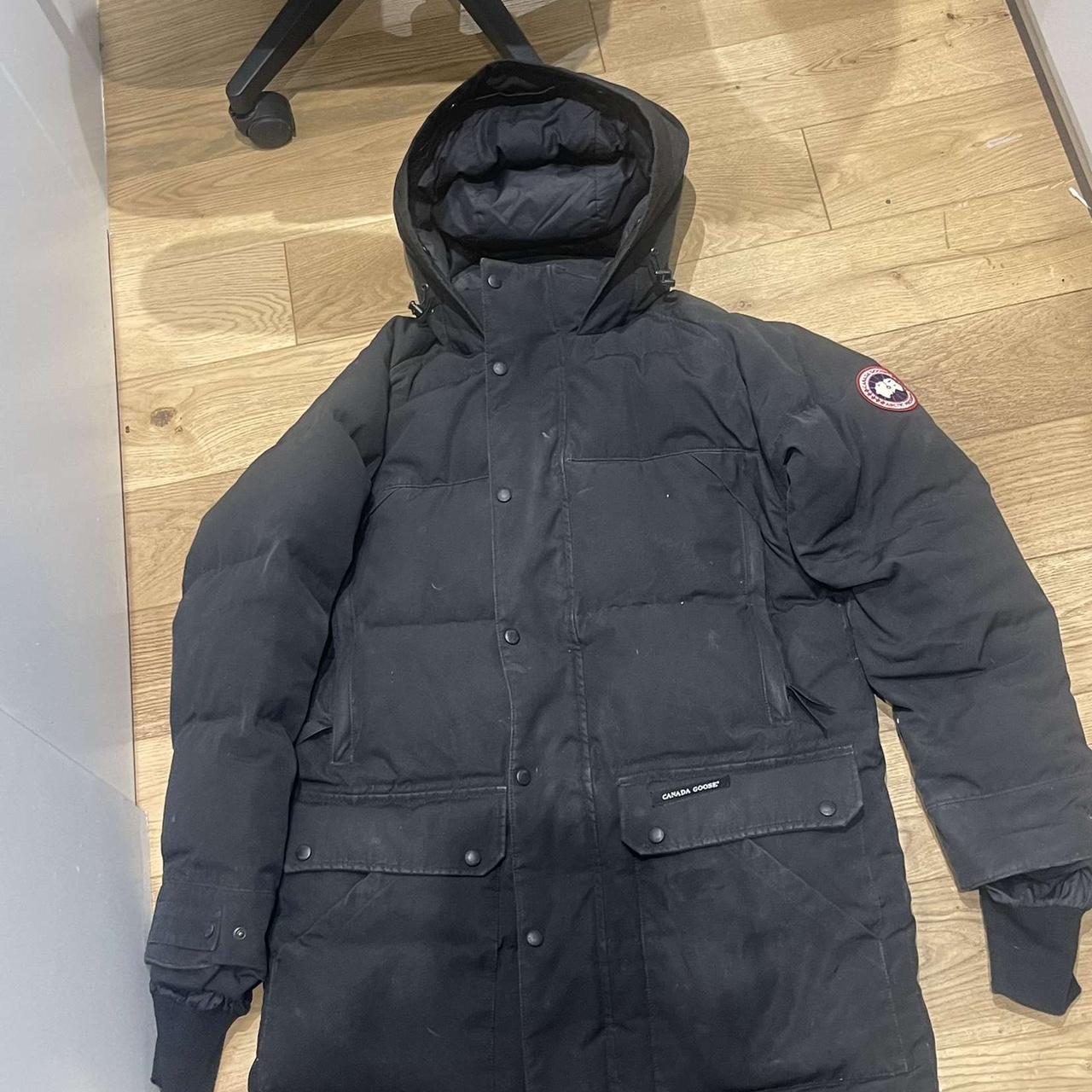 Black Canada goose Used Large No fur Open Depop