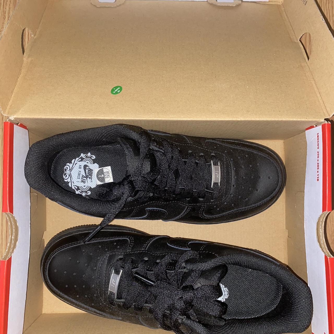 BLACK AIR FORCES ️ I’ve been had these for a while... - Depop