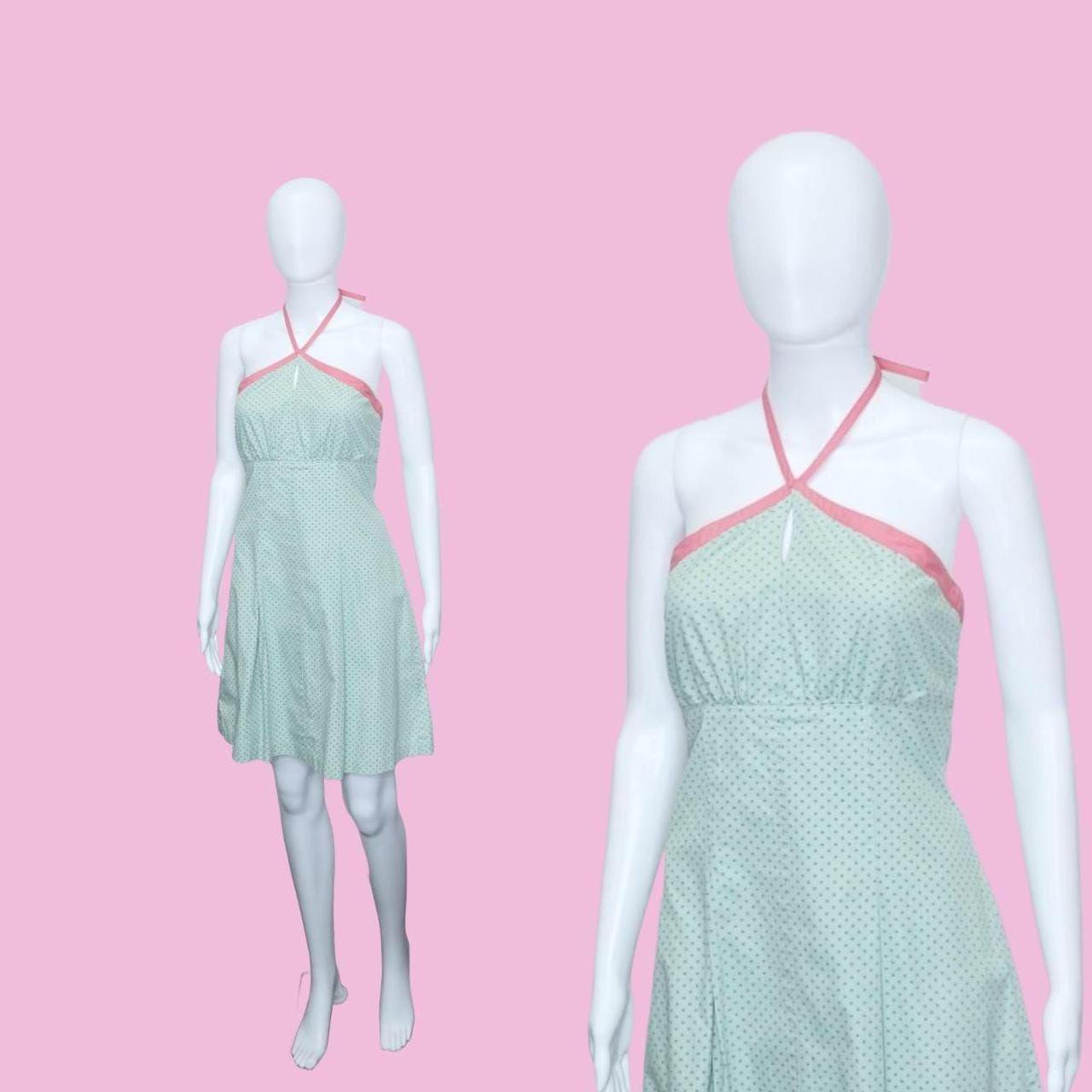 Fossil Women's A-line Dress Blue/Pink – Y2K Fossil blue