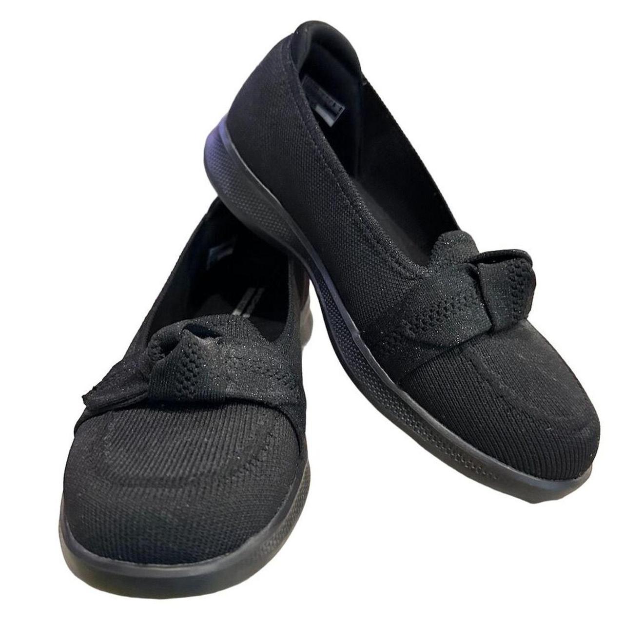 Skechers loafers womens black online