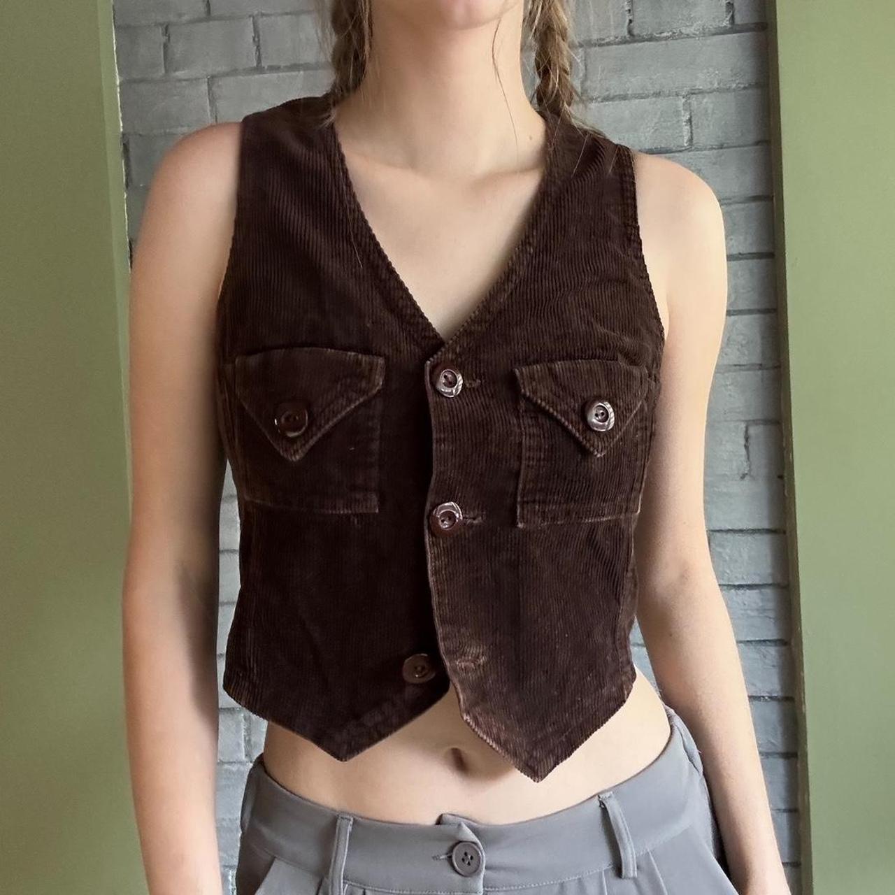 Women's Brown Vest Depop
