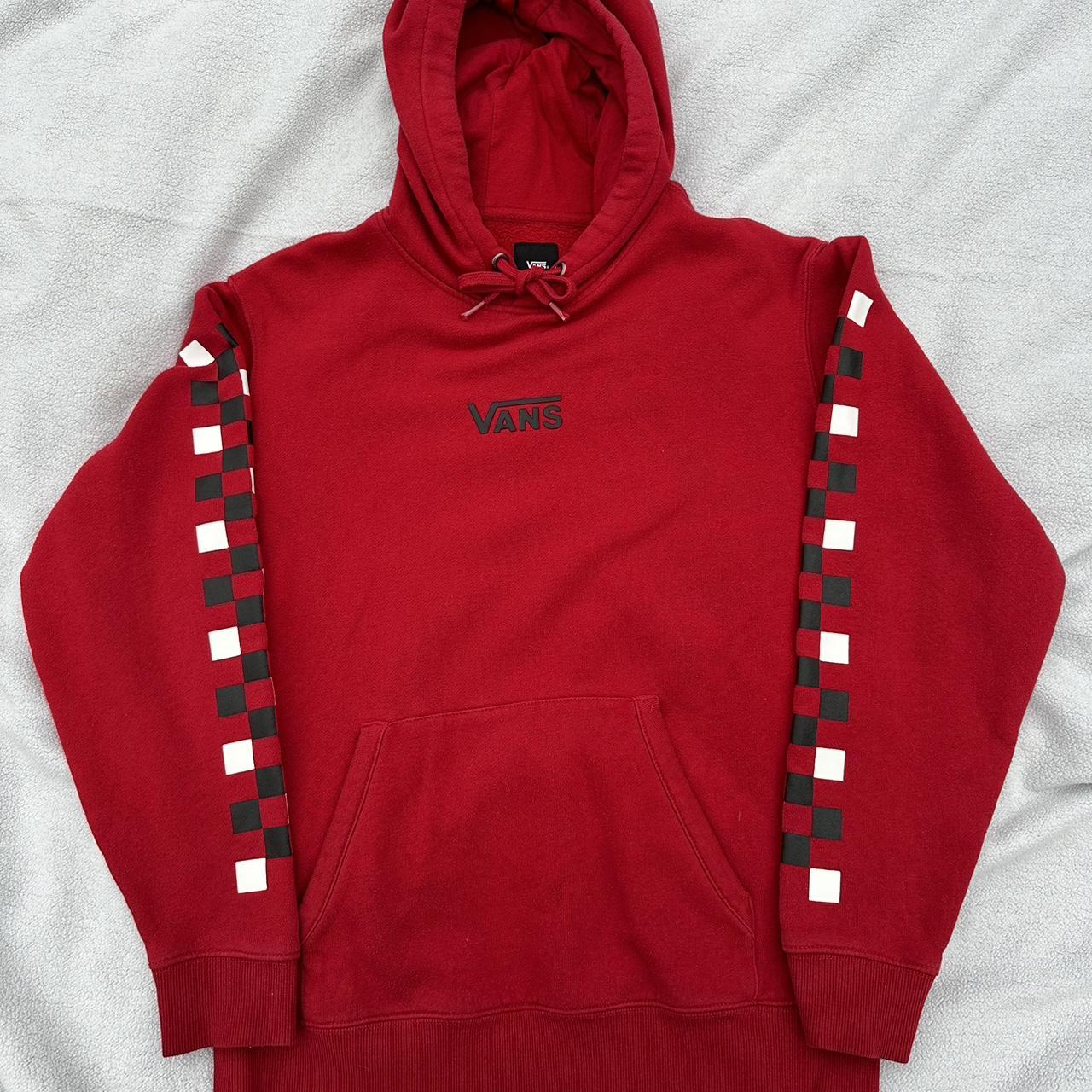 Red checkered clearance vans jacket