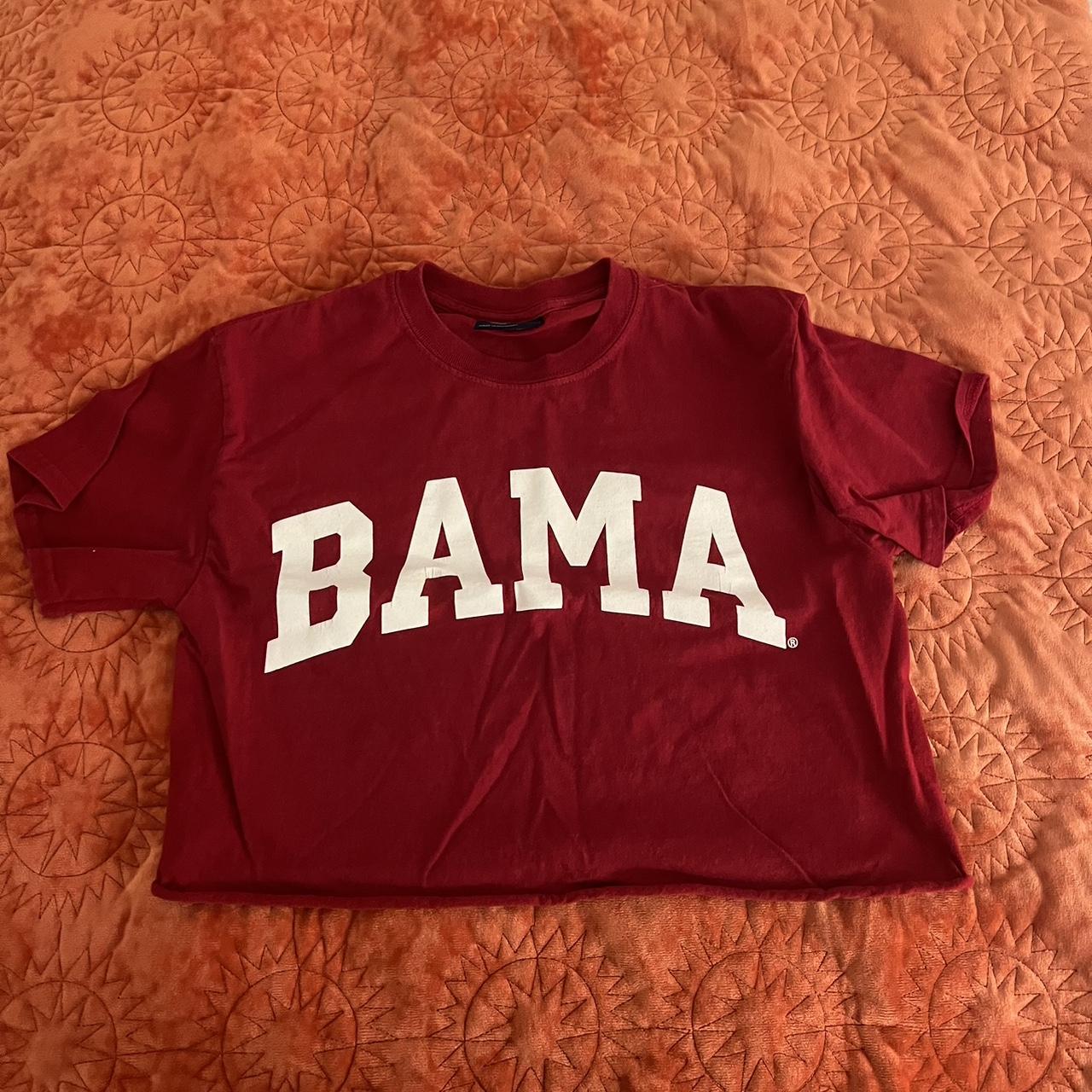 This is a cropped BAMA t shirt in a size small! it... - Depop