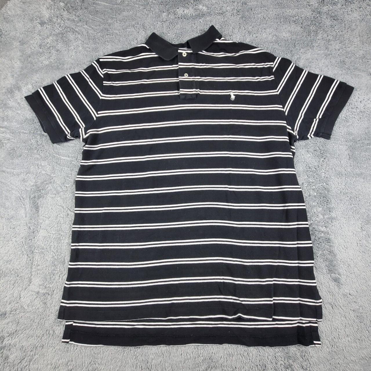 Vintage Polo Ralph Lauren Shirt Men's XL Black... - Depop