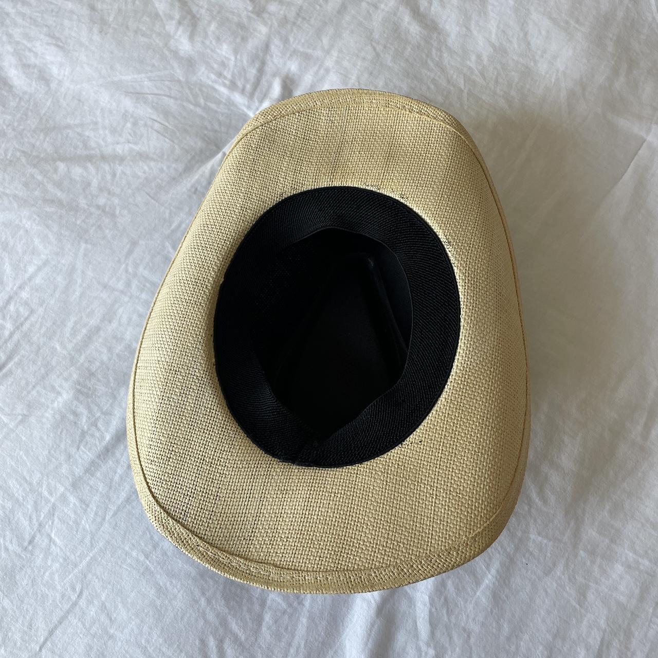 Women's Hat - Black/Cream – Half black half blond… - image 3