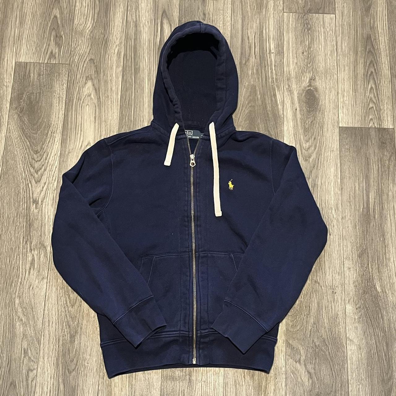 Polo Ralph Lauren hoodie Navy blue Ralph Lauren... - Depop