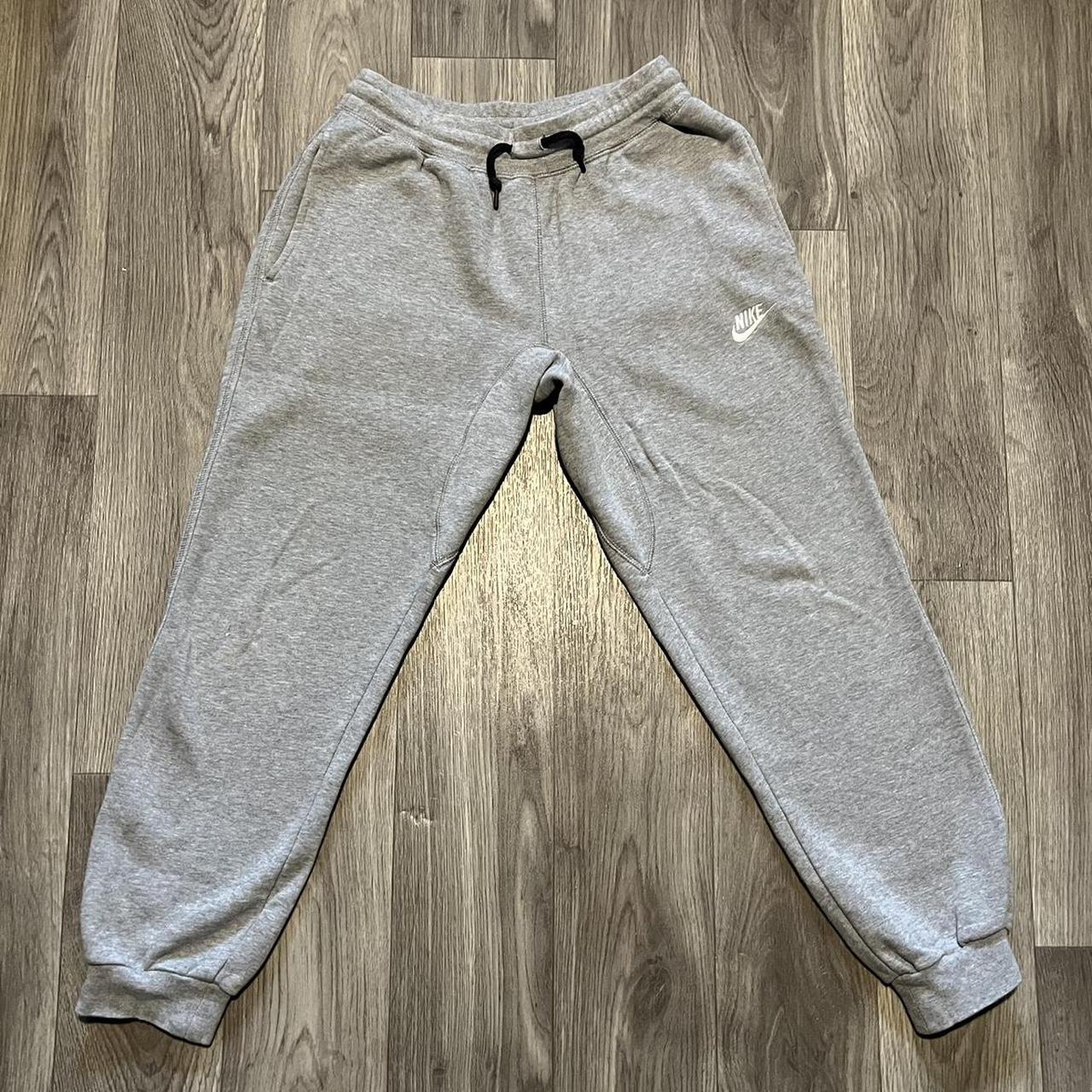 mens grey nike joggers cuffed