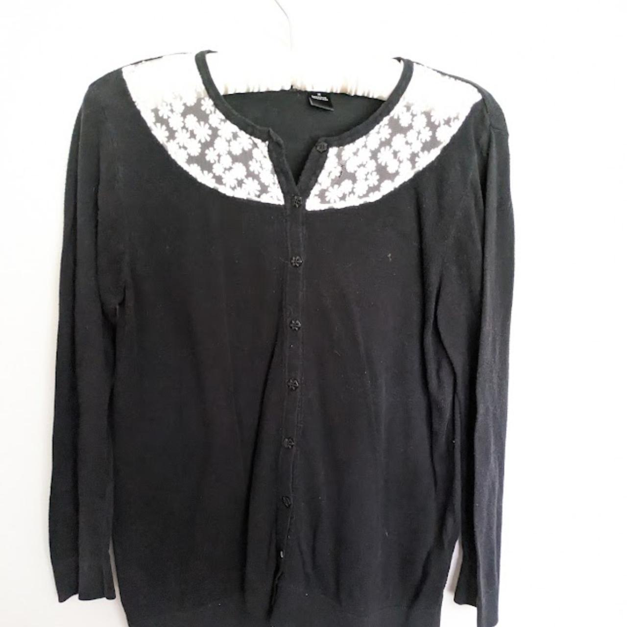 Mesh on sale black cardigan