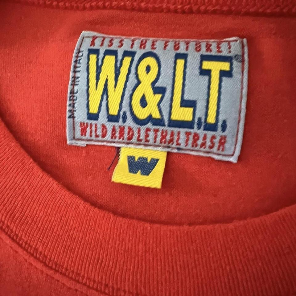 Walter Van Beirendonck W & LT T-shirt vintage yellow PUK-PUK/