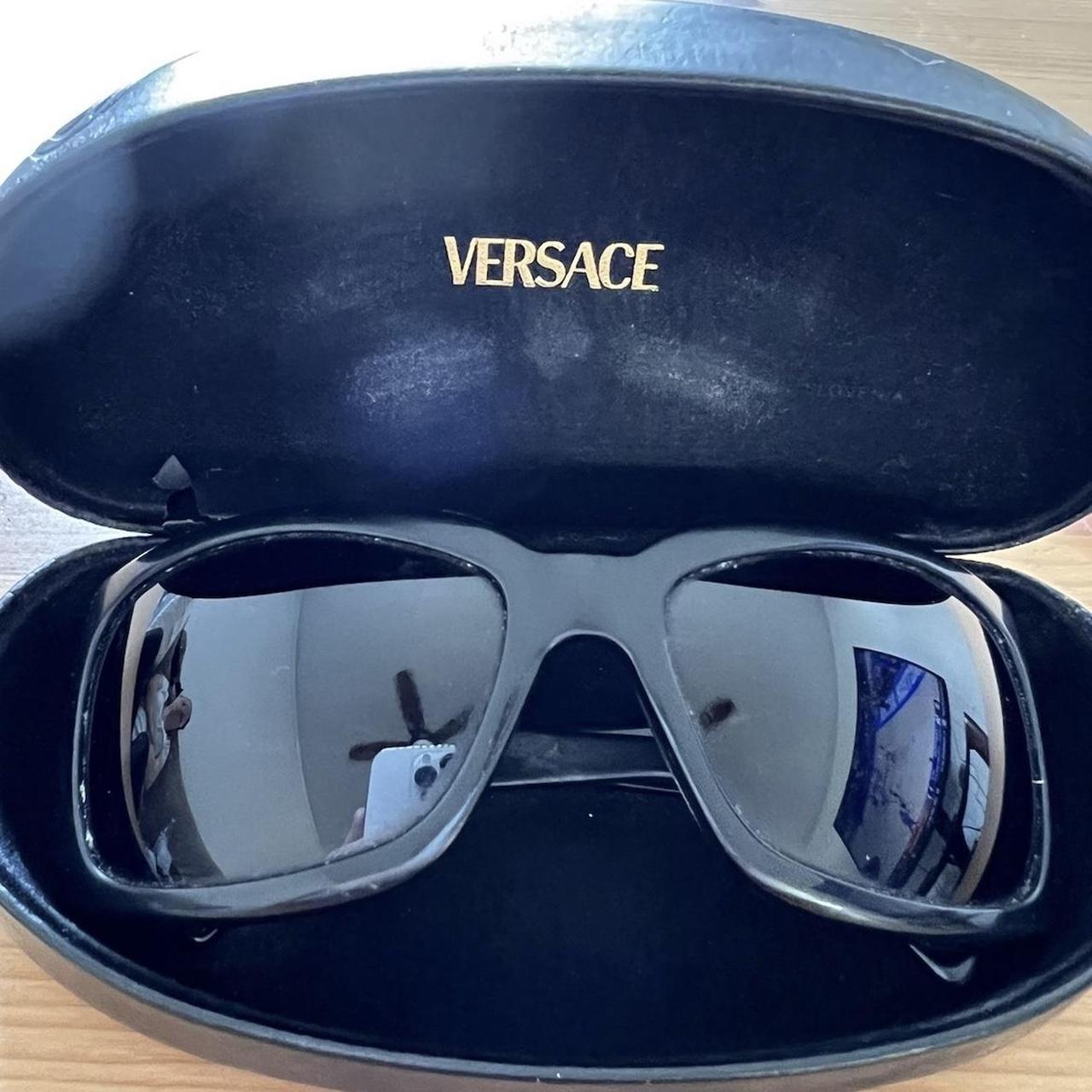 versace women's sunglasses w/ case #versace... - Depop