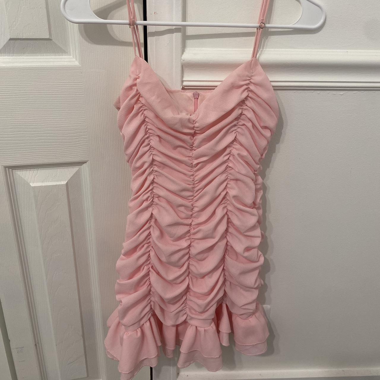 lucy in the sky pink mini dress!! perfect for... Depop