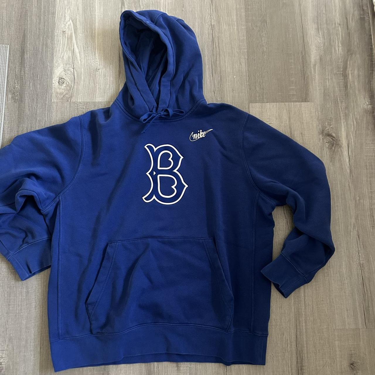 Nike Cooperstown (MLB Brooklyn Dodgers) Men's Pullover Jacket.